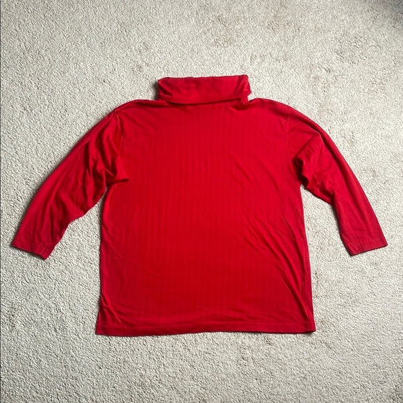 BE Bold Red Turtleneck Top - Picture 1 of 6